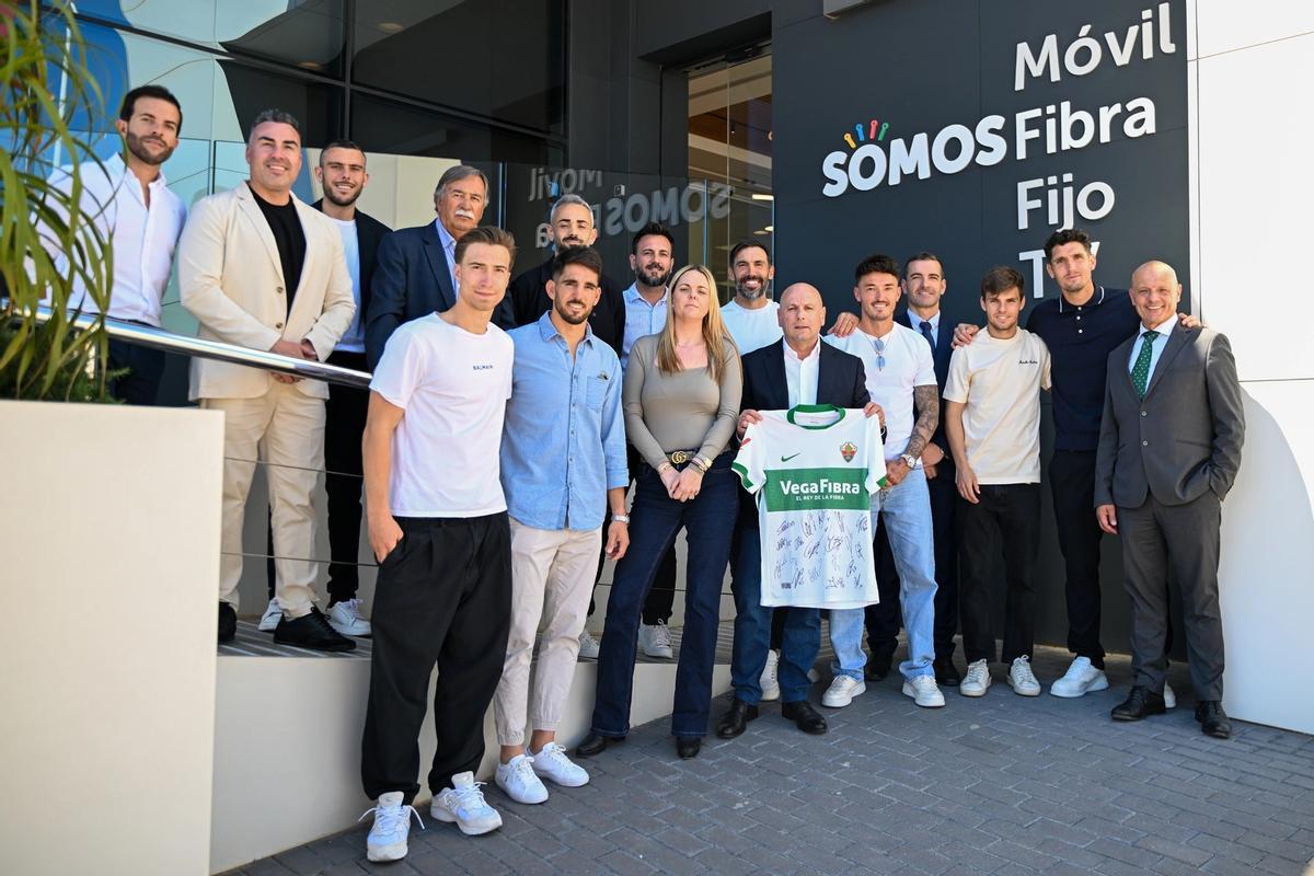 Visita a Vegafibra por parte del Elche CF.