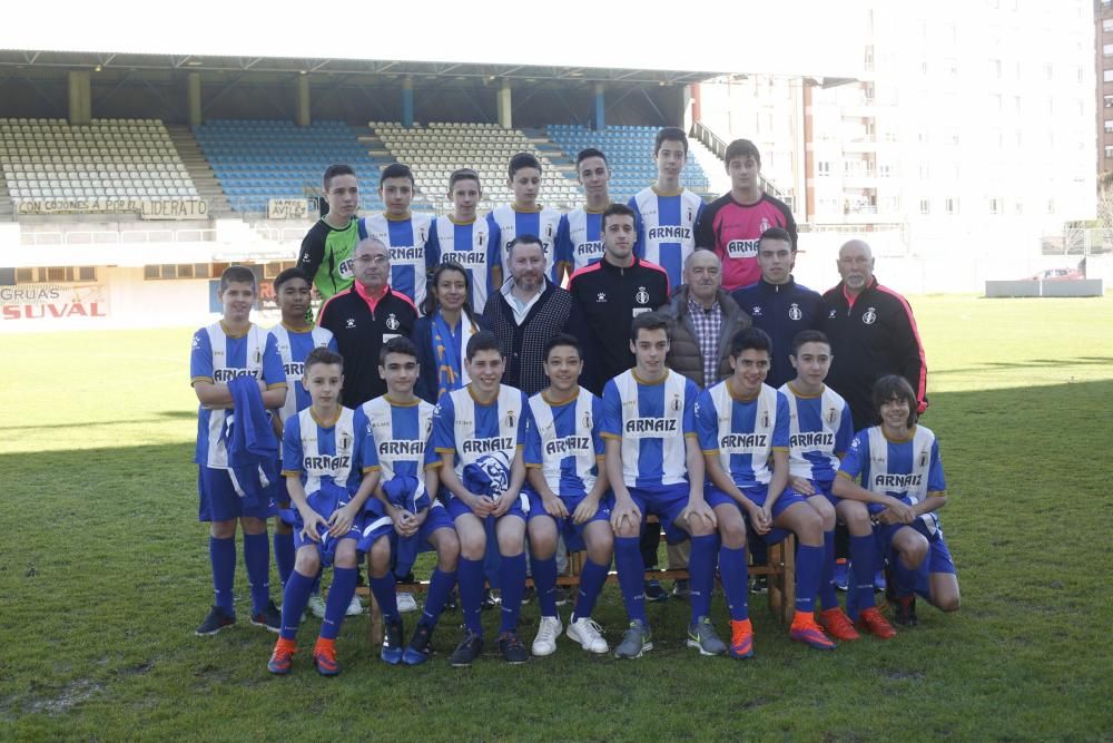 El partido entre el Real Avilés y el Siero, en imágenes