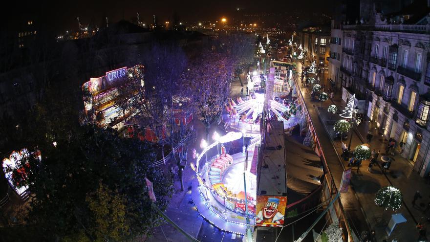Promocionan un nuevo parque de atracciones de Navidad y mercadillo en Vigo