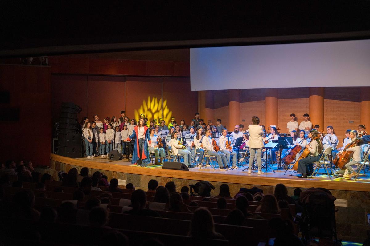 Un momento del concierto didáctico basado en 'El Principito'.