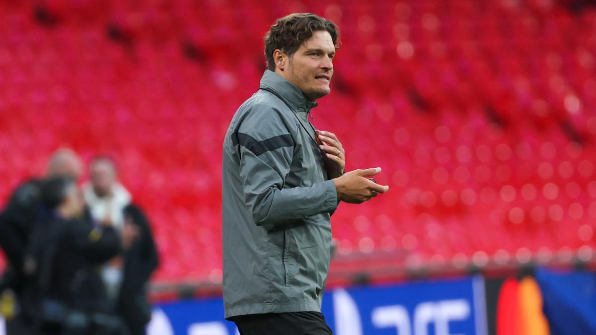 Edin Terzic durante su etapa en el Borussia Dortmund