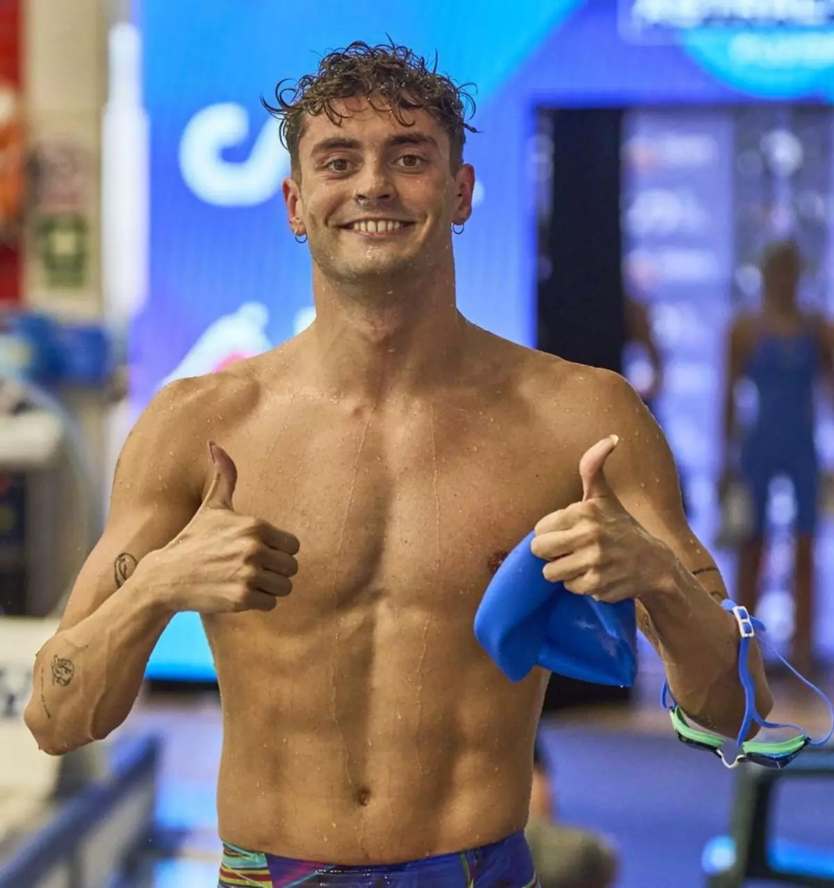 El nuevo reto del nadador corverano Arbidel González: romper su propio récord de España