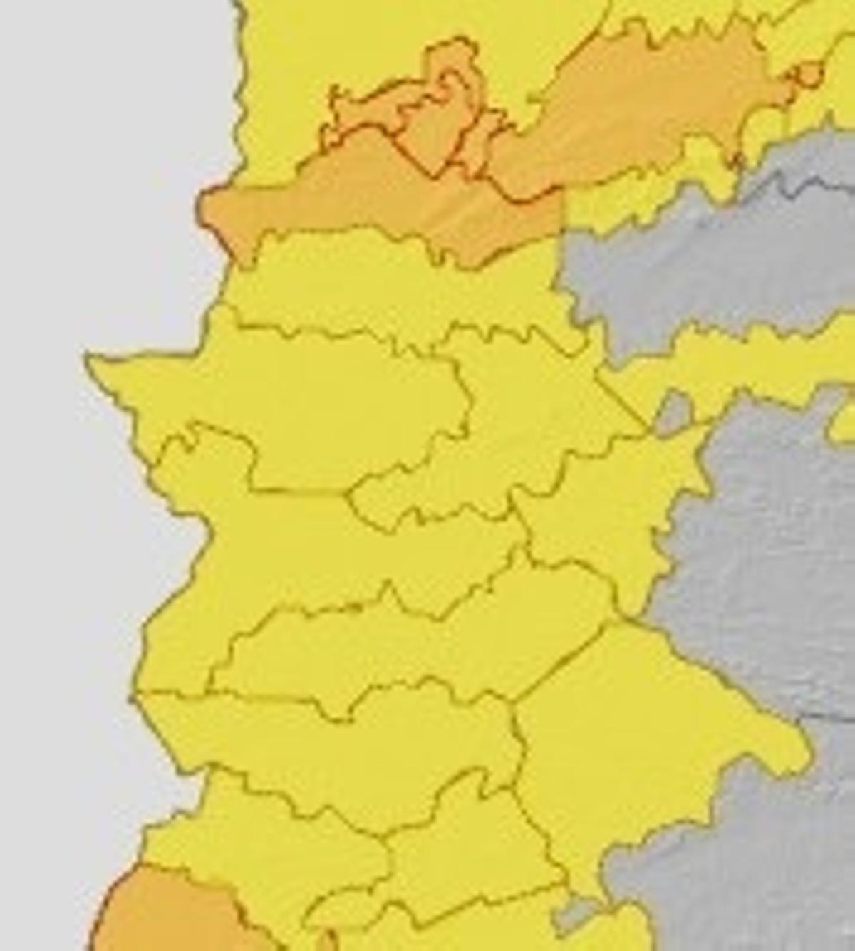 Alertas para el 13 de noviembre en Extremadura