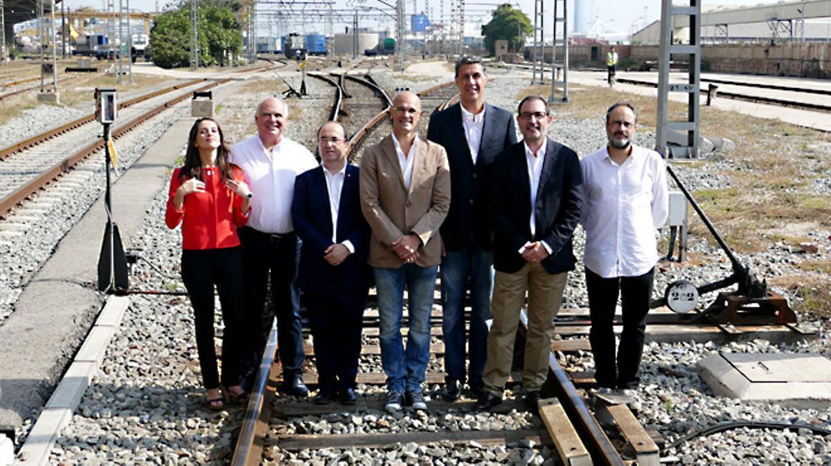 Els candidats de les eleccions catalanes del 27-S posen per a EL PERIÓDICO al Morrot, a Barcelona.
