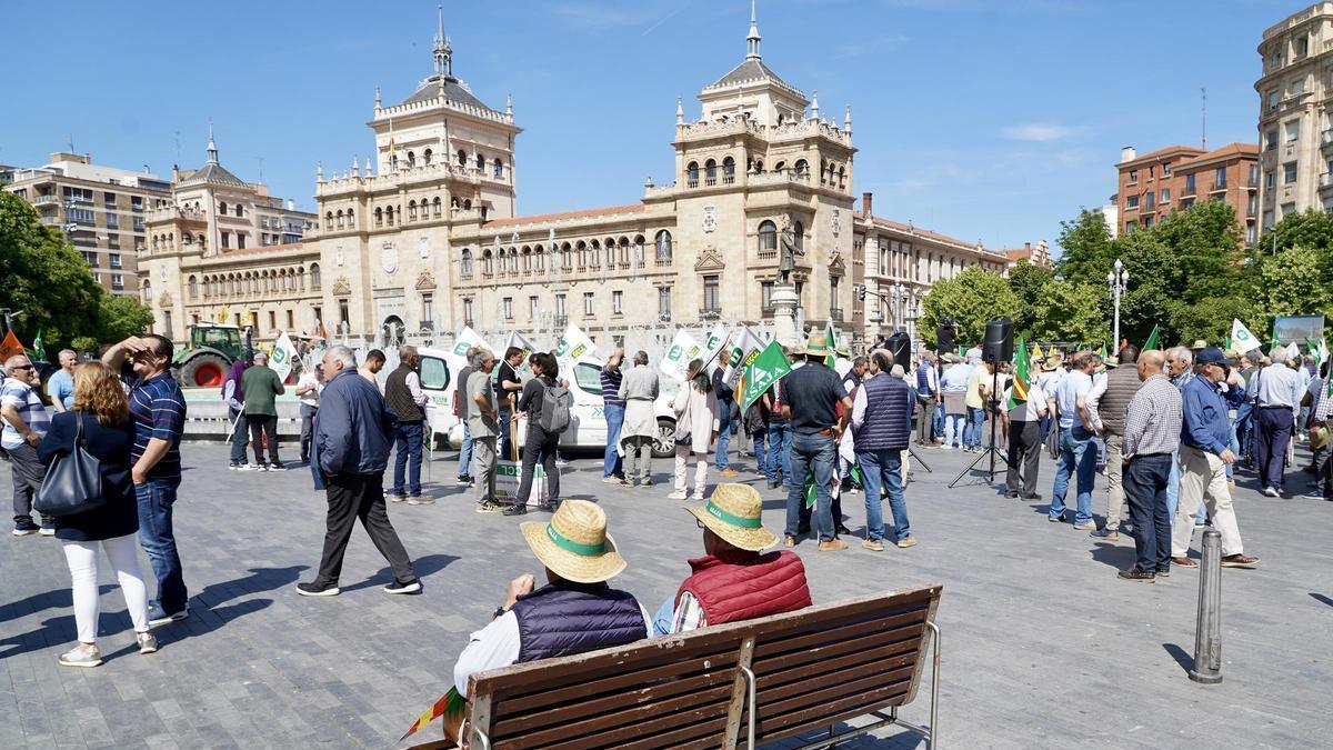 Manifestación de las opas en Valladolid