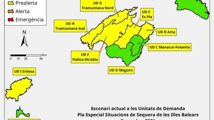 Las reservas hídricas de Baleares se sitúan en el 67%