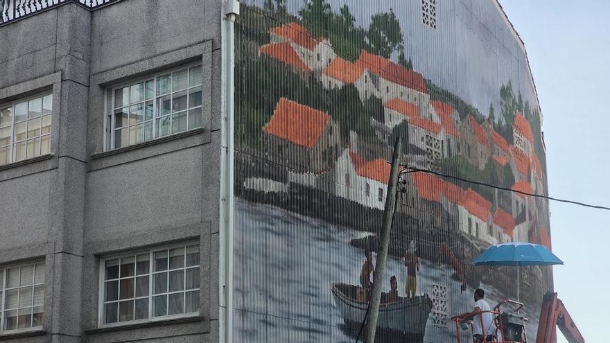 Otra obra maestra a gran escala de Joseba Muruzábal en O Grove