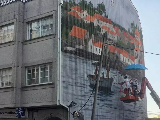 Otra obra maestra a gran escala de Joseba Muruzábal en O Grove