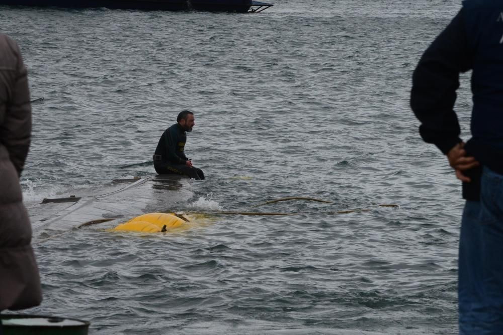 El narcosubmarino de Aldán abre la escotilla