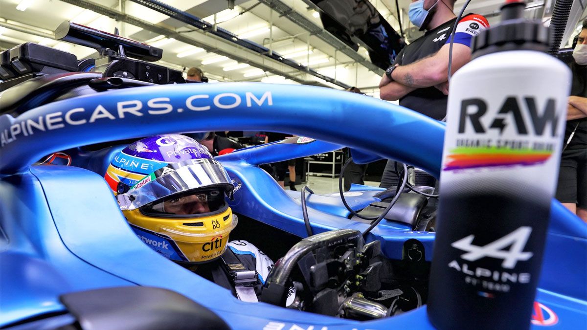 Alonso , aún a medio gas en su regreso a la Fórmula 1