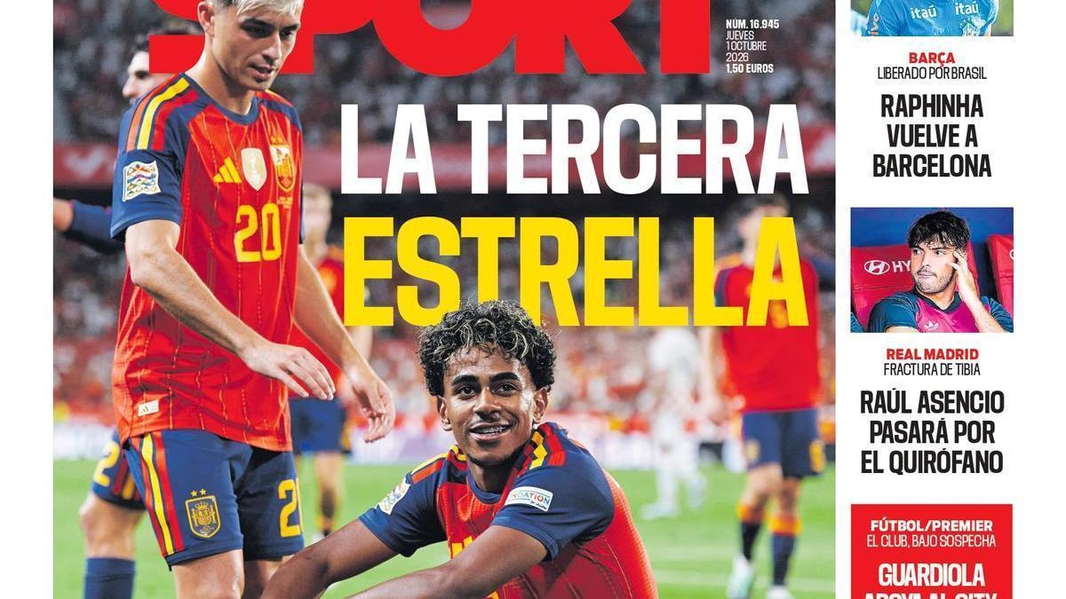 La portada SPORT de hoy