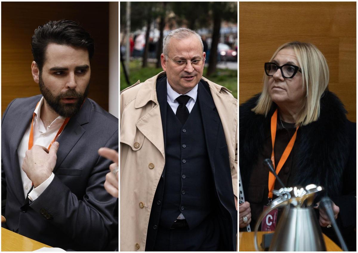 El abogado 'youtuber' Rubén Gisbert, el letrado de HazteOir Javier María Pérez-Roldán y la presidenta de Liberum