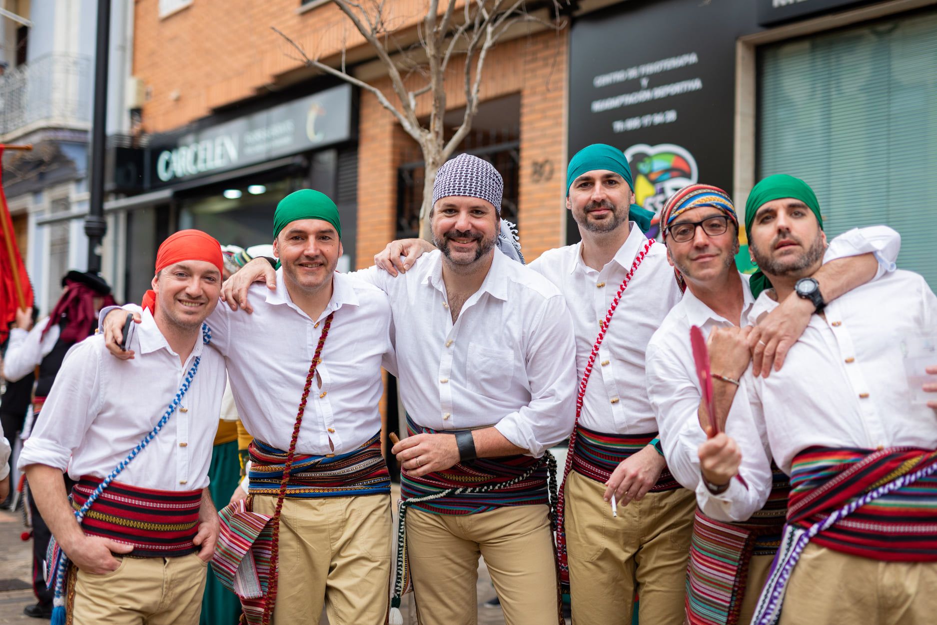 Celebración del Mig Any de los moros y cristianos Palmiters en Aldaia.