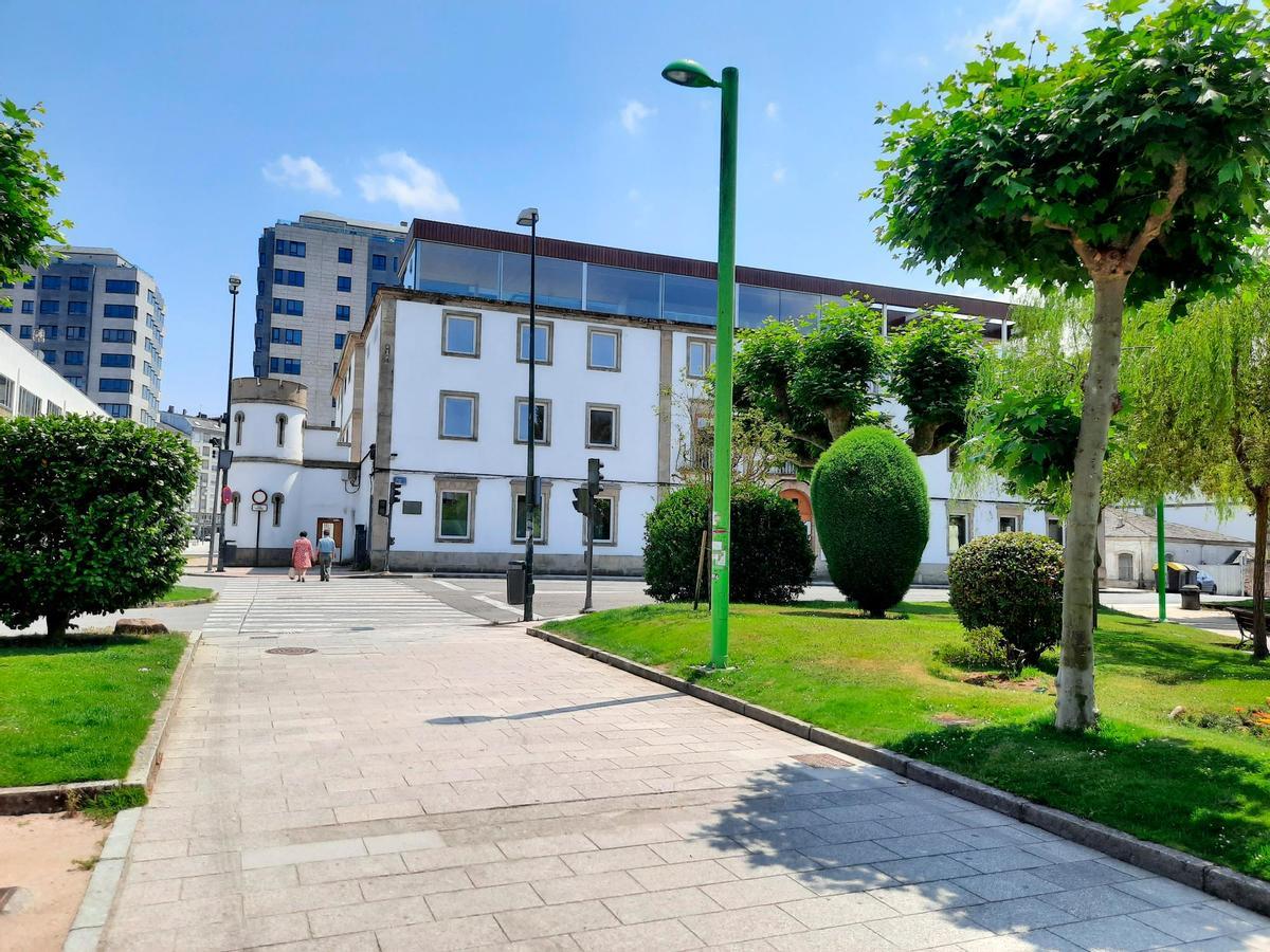 REHABILITACIÓN. Imagen do edificio do Vello Cárcere de Lugo, baseado na arquitectura carcelaria do panóptico de Yeremí Betham. Foto: F.V.