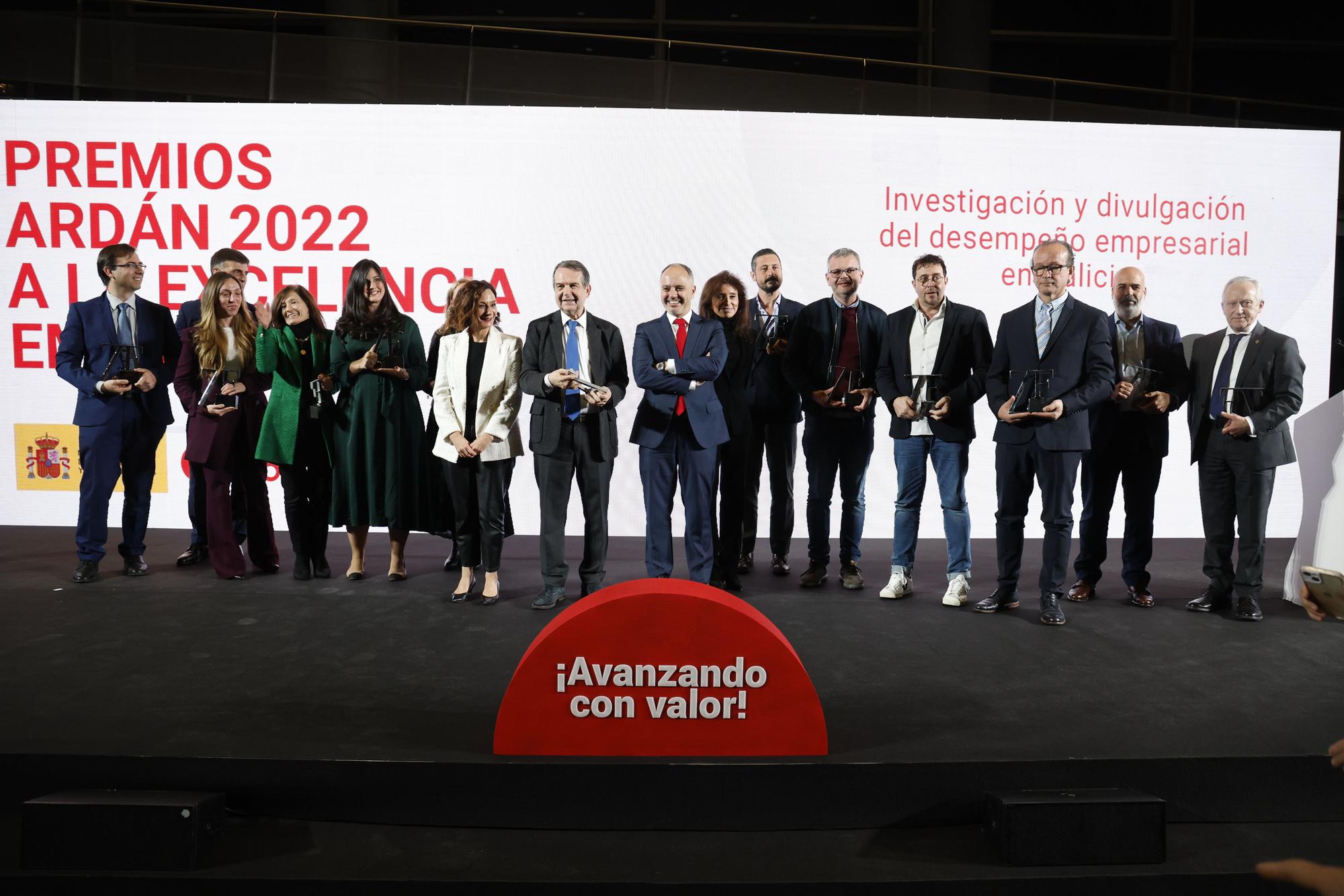 PREMIOS ARDÁN: La gala de la excelencia empresarial gallega, en imágenes