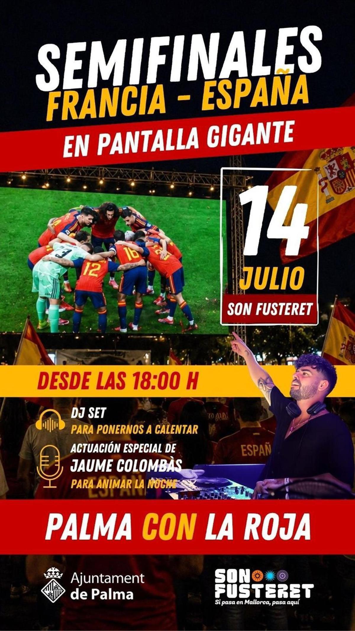 Cartel del Ayuntamiento.