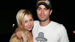 Enrique Iglesias y su pareja, la tenista Anna Kournikova.