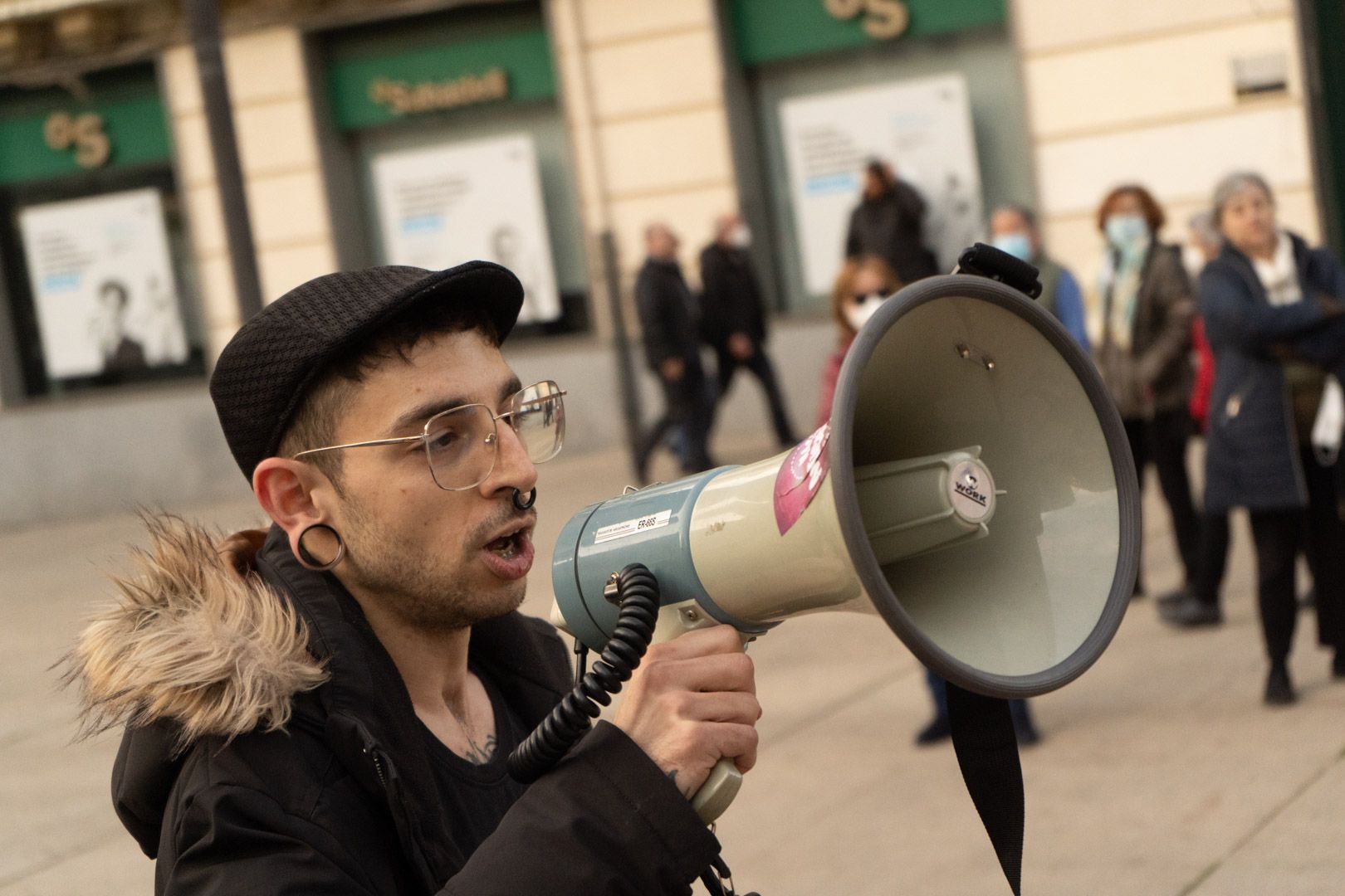 Las imágenes de la concentración contra la guerra en Ucrania