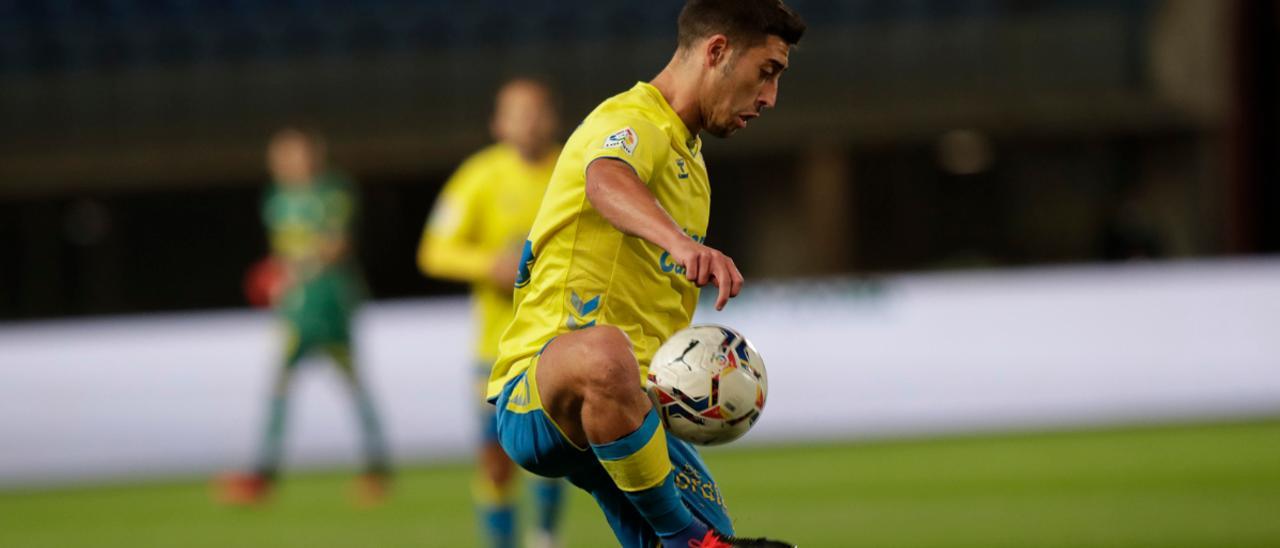 Un momento del partido ante el Sabadell