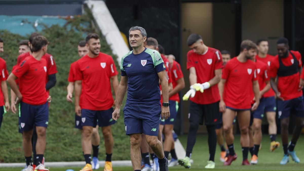 Primer entrenamiento del Athletic de Bilbao