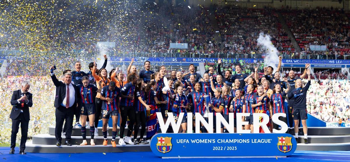 Así fue la fiesta de la Champions del Barça