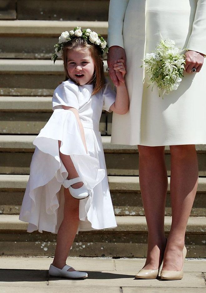 La princesa Charlotte y su 'momento gimnasta'
