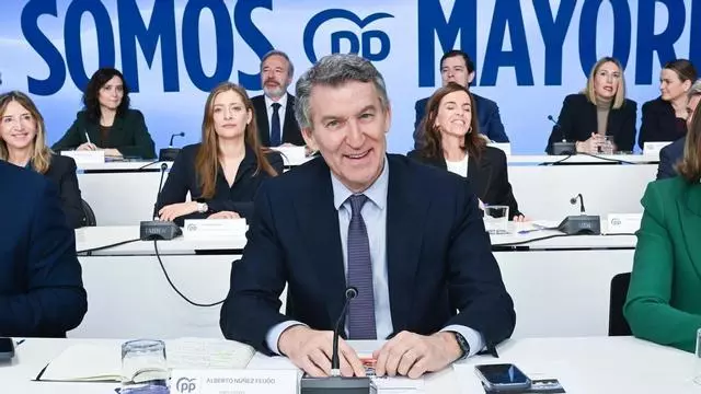 DIRECTO | Alberto Núñez Feijóo preside la reunión de la Junta Directiva Nacional del PP