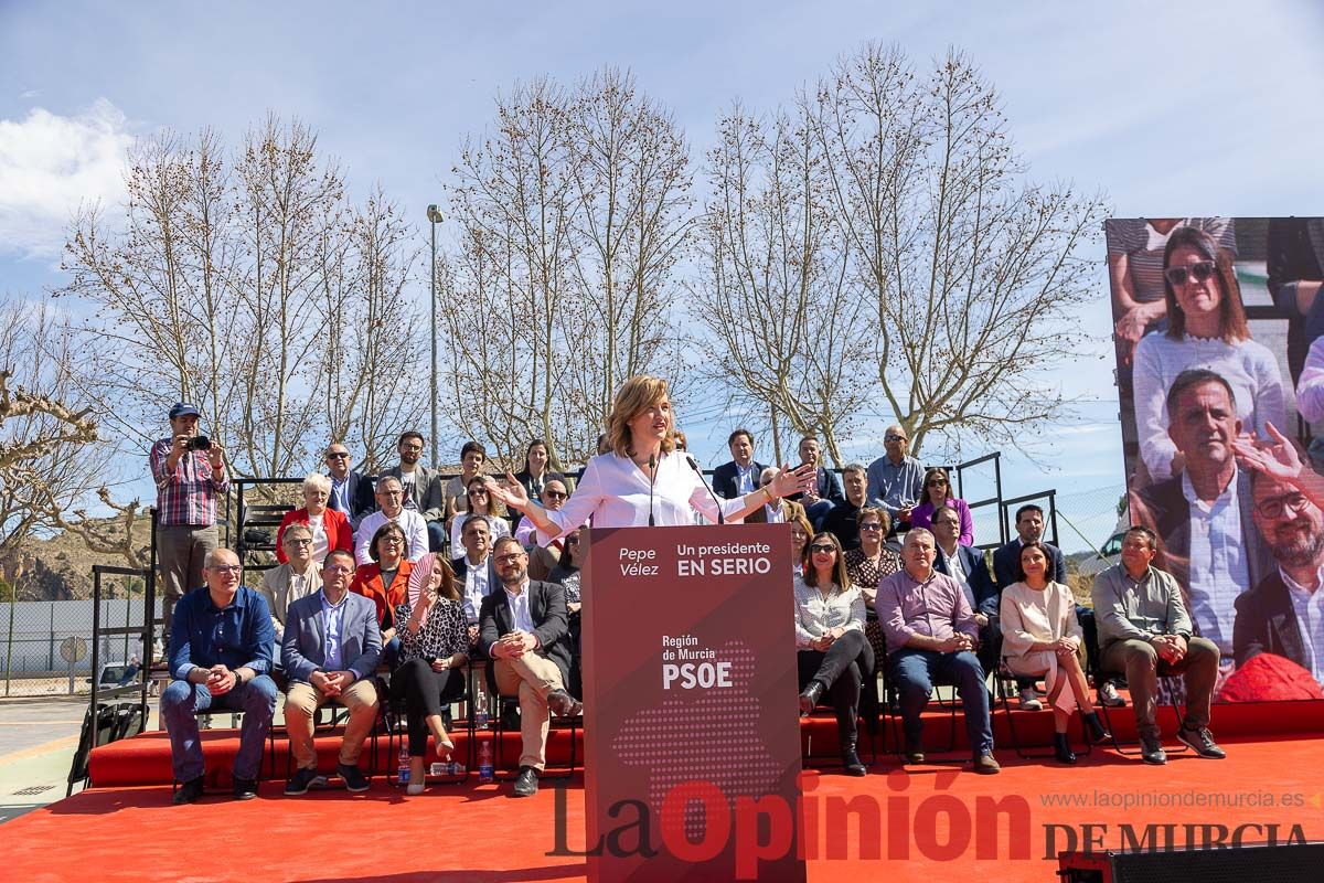 Presentación de José Vélez como candidato del PSOE a la presidencia de la Comunidad