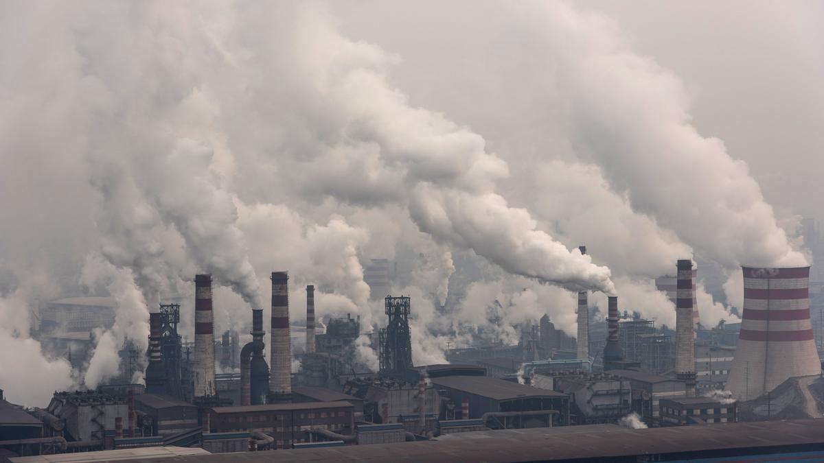 Contaminación en una central china