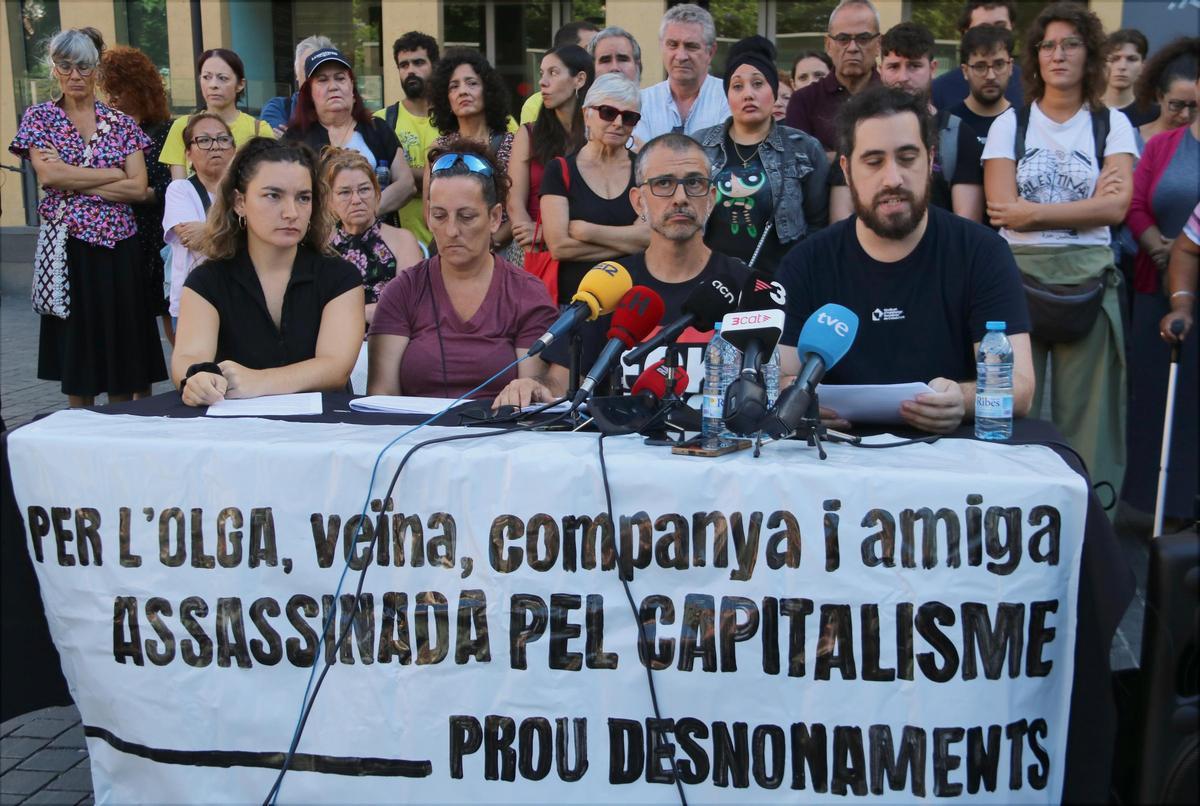 L’Hospitalet llora el suicidio de Olga tras ser desahuciada de su vivienda