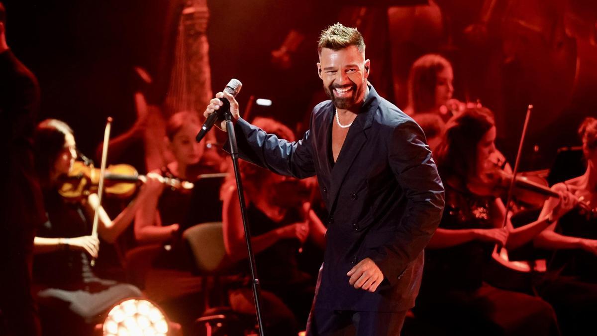 Ricky Martin en un concierto ofrecido en Marbella.