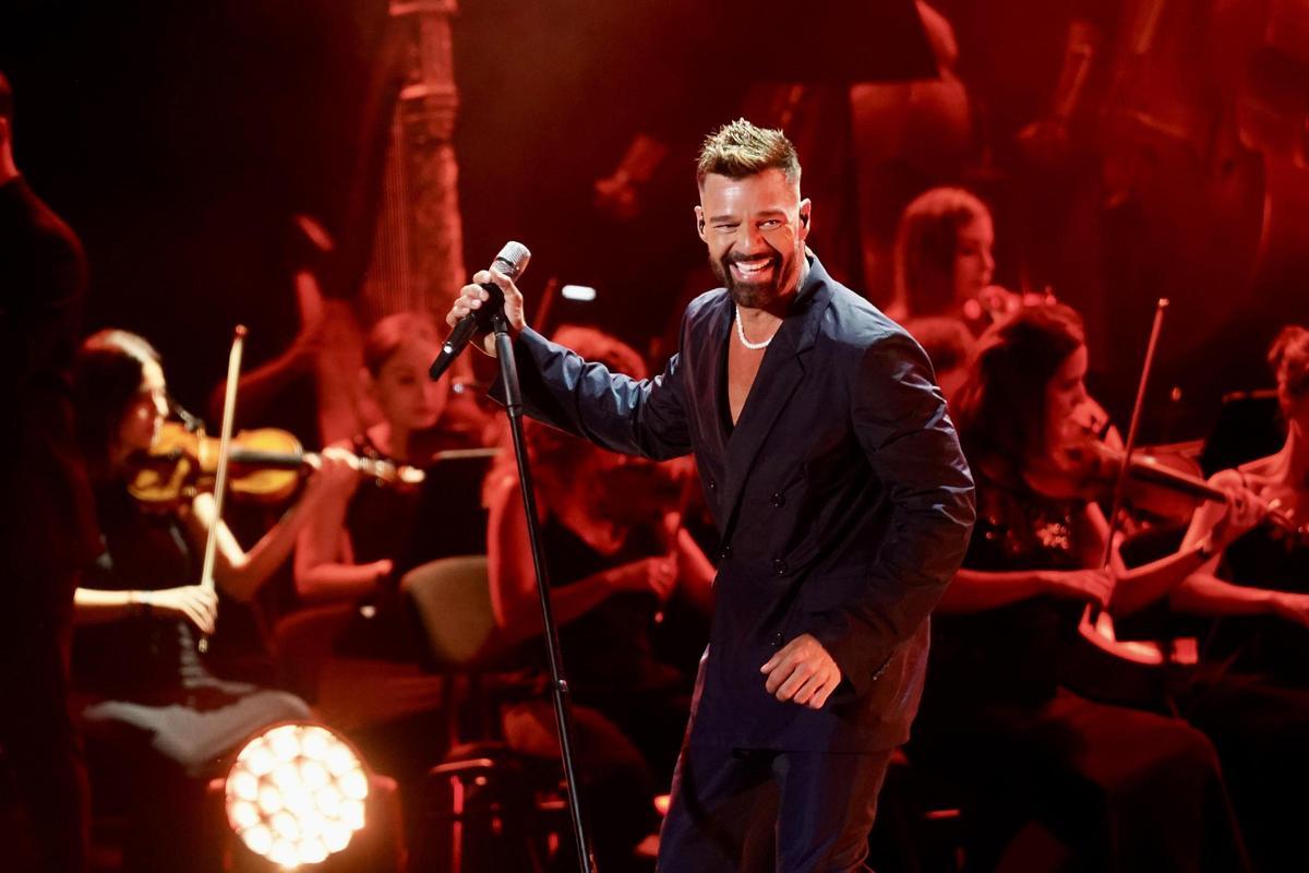 Ricky Martin en un concierto ofrecido en Marbella.