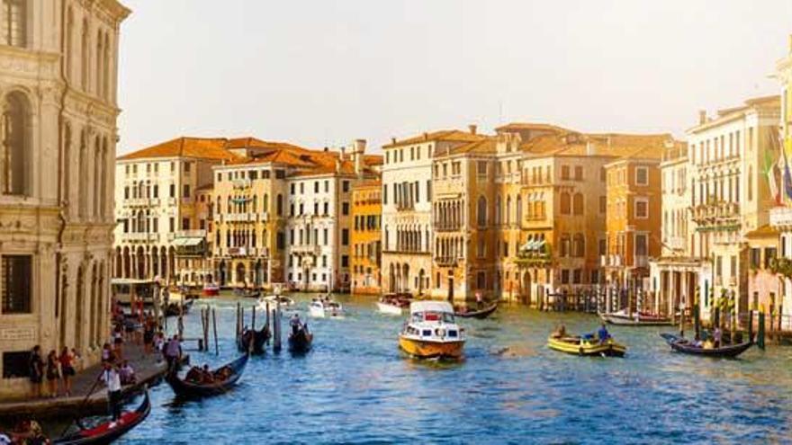 El Gran Canal de Venecia.