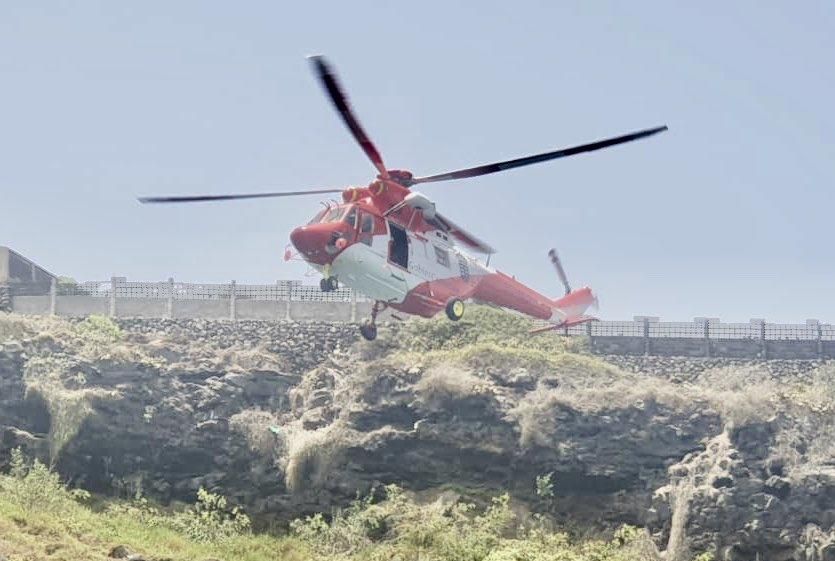 Rescate de los dos menores.