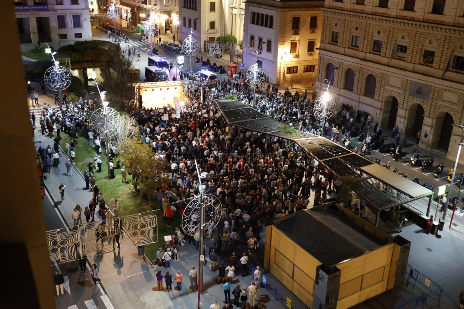 Manifestación en Alicante en protesta por los Presupuestos Generales del Estado