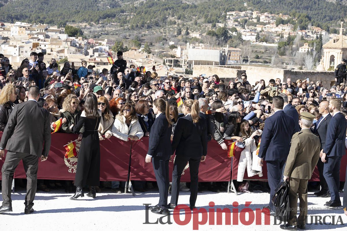 Visita de los reyes de España a Caravaca (explanada de la Basílica)
