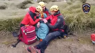 Los bomberos rescatan a una excursionista en el Puig de Massanella