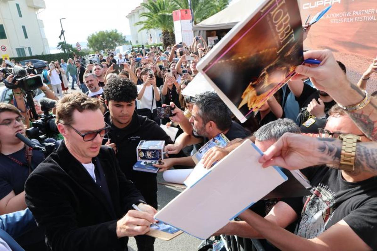 El actor Benedict Cumberbatch ovacionado en Sitges