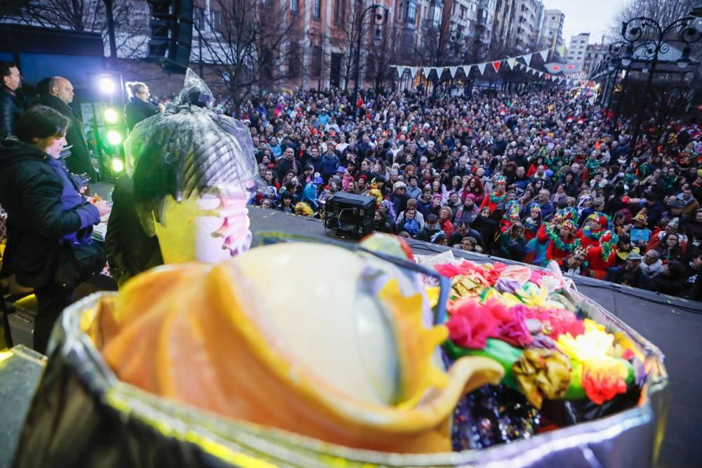 Carnaval en Gijón 2018: entrega de premios a los mejores disfraces.