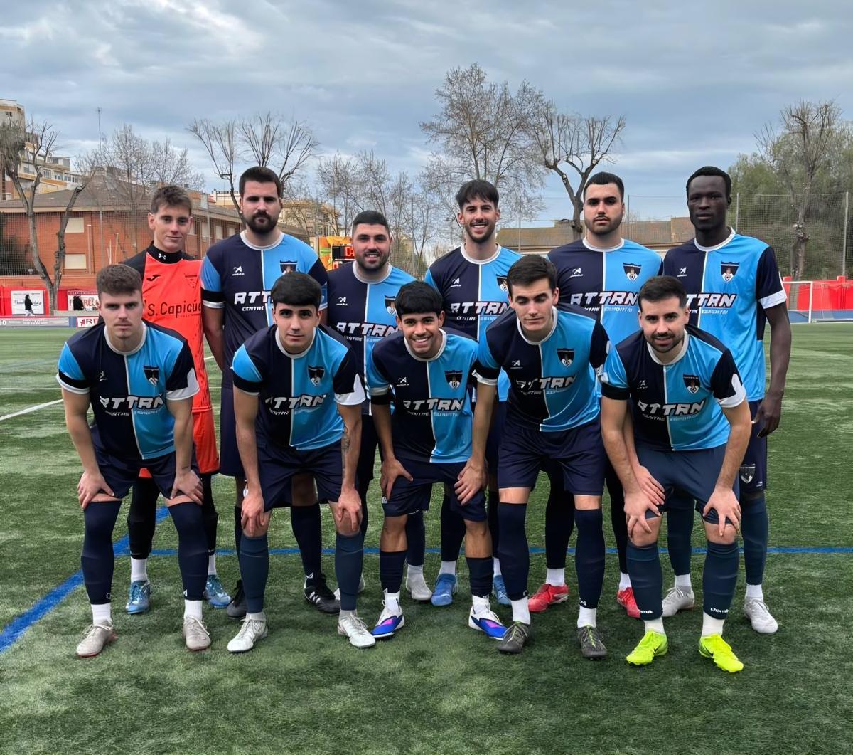 Un once titular de la UE Tavernes "B" (Athletic la Vall CF)