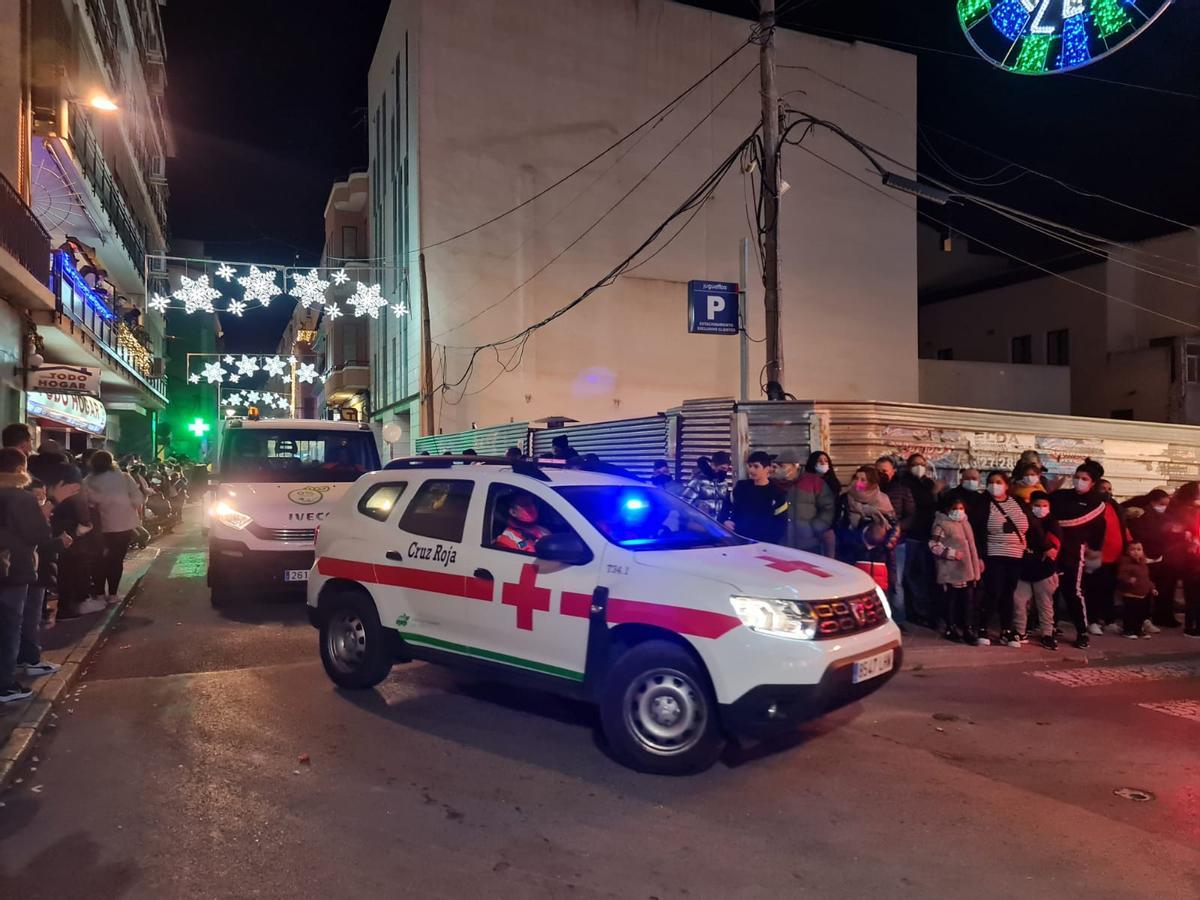Una ambulancia para reconocer el esfuerzo del personal sanitario durante la pandemia.