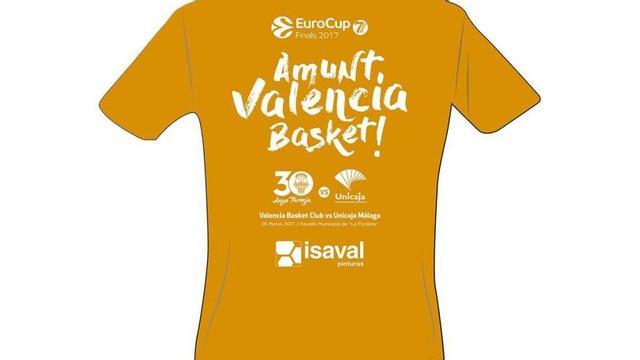 A partir de las 18:30 los primeros 500 que vayan a la Fonteta tendrán esta camiseta