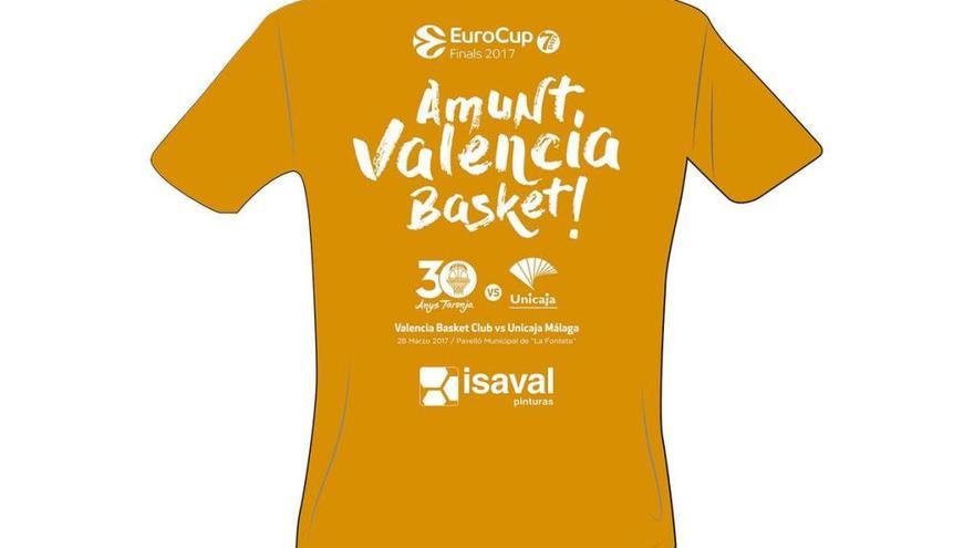 A partir de las 18:30 los primeros 500 que vayan a la Fonteta tendrán esta camiseta