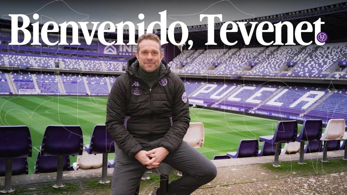 Luis García Tevenet, en el Estadio José Zorrilla.