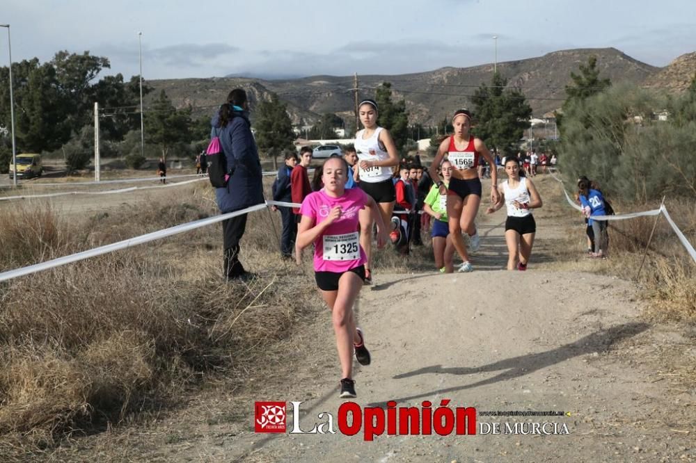 Final Regional de Cross Escolar: cadetes