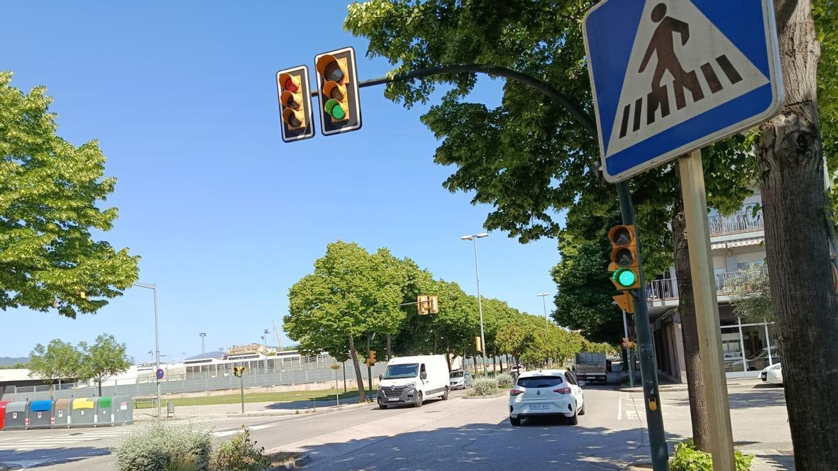 El passeig Marquès de Camps, on es farà el carril bici.