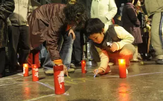 “Me agarró por el cuello, empujó al niño y vi cómo le salía el chupete por la boca”