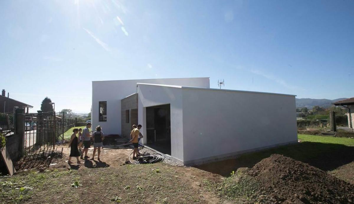 El exterior de la edificación.