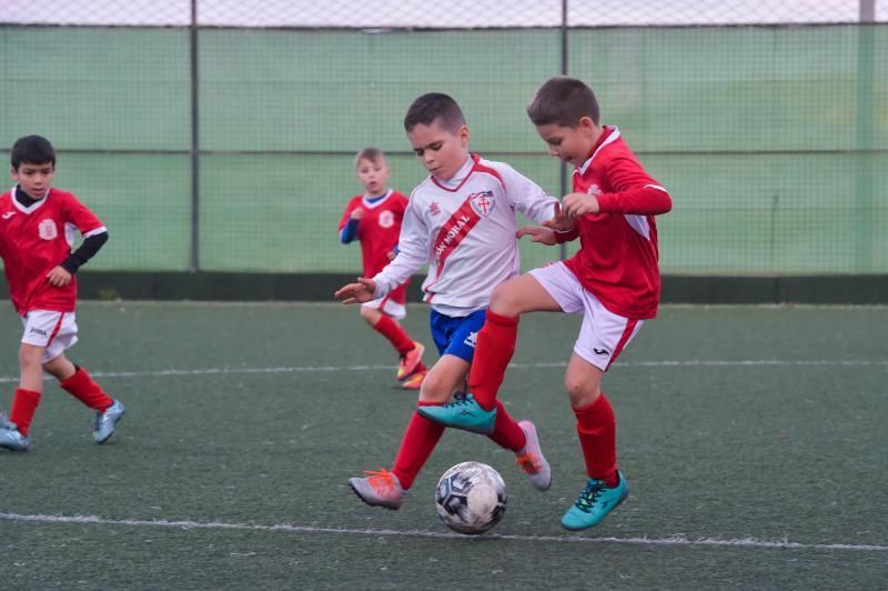 24-01-2020 GALDAR. Futbol prebenjamín: Unión Moral # Firgas, en el campo Venancio Monzón de la Ciudad Deportiva San Isidro  | 25/01/2020 | Fotógrafo: Andrés Cruz