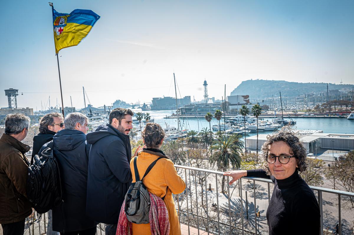 Inauguración de las viviendas cooperativas de La Xarxaire, en el paseo Joan de Borbó de la Barceloneta